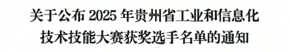 喜报！我校师生在2025年贵州...